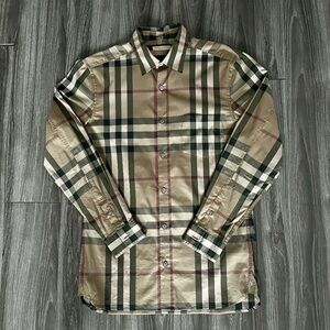 Men’s Brown and Black Nova Check Shirt